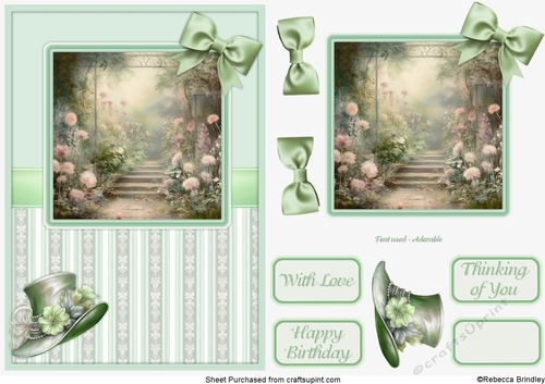Graceful Gardens in Green - Design 03