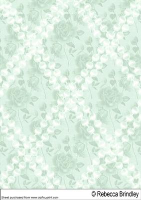 Party Night in Green Backing Paper 2