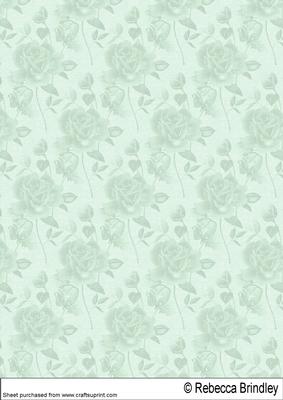 Party Night in Green Backing Paper 1
