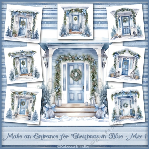 Make an Entrance for Christmas in Blue - Mix 1