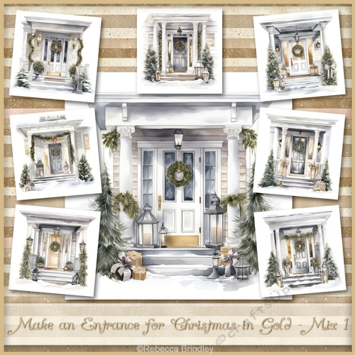 Make an Entrance for Christmas in Gold - Mix 1