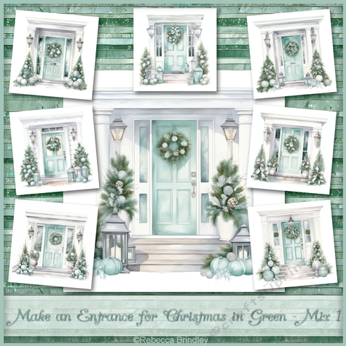 Make an Entrance for Christmas in Green - Mix 1