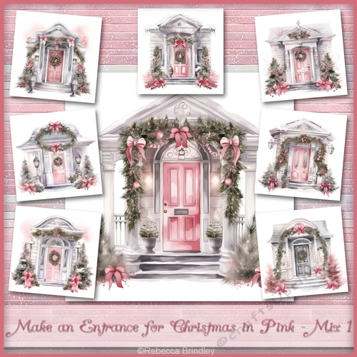 Make an Entrance for Christmas in Pink - Mix 1