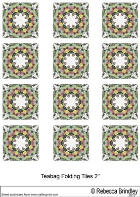 Floral Cross 2 Inch Tiles V2