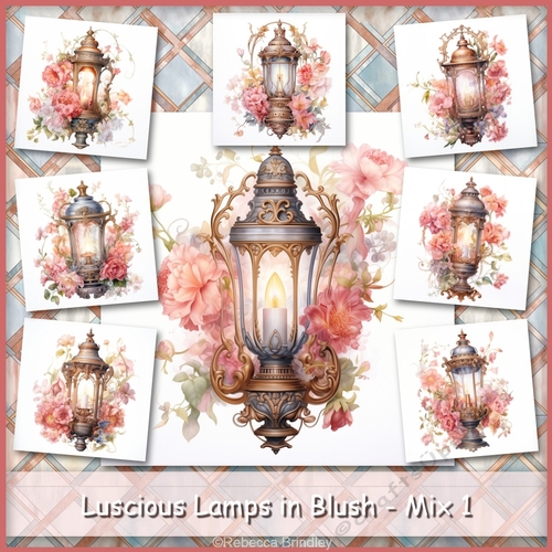 Luscious Lamps in Blush - Mix 1