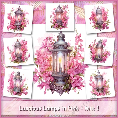 Luscious Lamps in Pink - Mix 1
