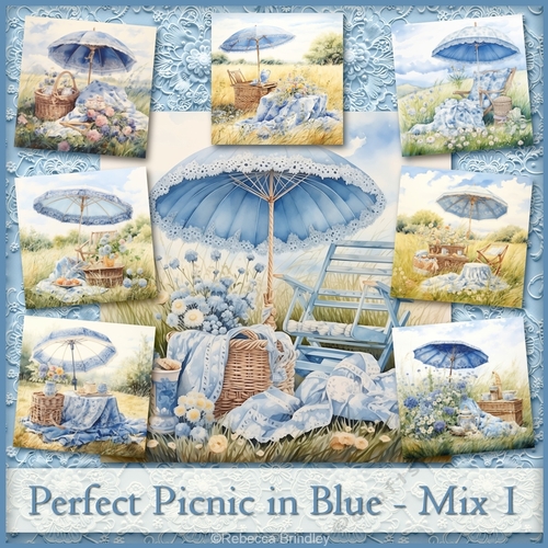 Perfect Picnic in Blue - Mix 1