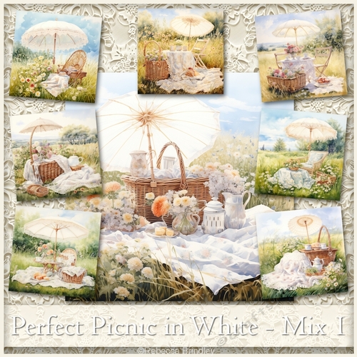 Perfect Picnic in White - Mix 1