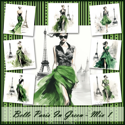 Belle Paris In Green - Mix 1