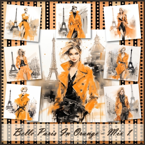 Belle Paris In Orange - Mix 1