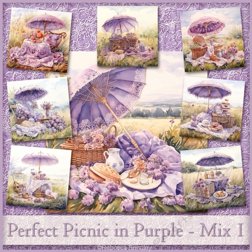 Perfect Picnic in Purple  - Mix 1