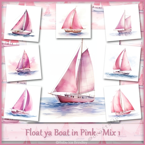 Float ya Boat in Pink - Mix 1
