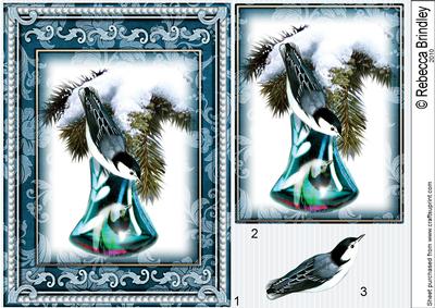 Christmas Tweets - Kingbird Decoupage