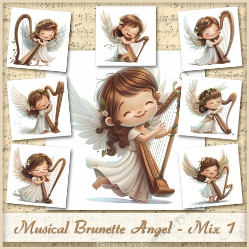 Musical Brunette Angel - Mix 1