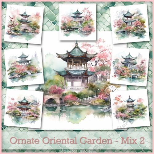 Ornate Oriental Garden - Mix 2