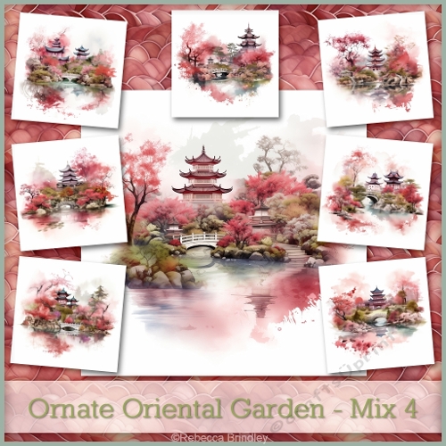 Ornate Oriental Garden - Mix 4