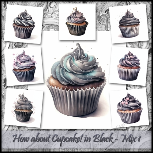 How about Cupcake! in Black - Mix 1