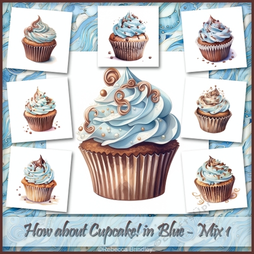 How about Cupcake! in Blue - Mix 1