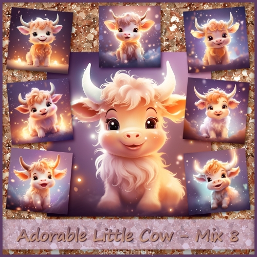 Adorable Little Cow - Mix 8
