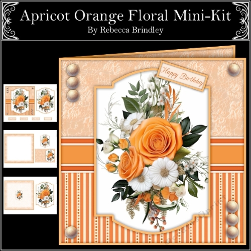 cup1386949_442 - Apricot Orange Floral Mini-Kit