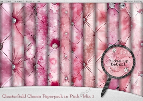 Chesterfield Charm Paperpack in Pink - Mix 1