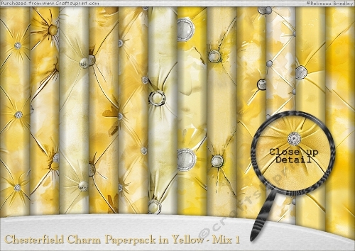 Chesterfield Charm Paperpack in Yellow - Mix 1