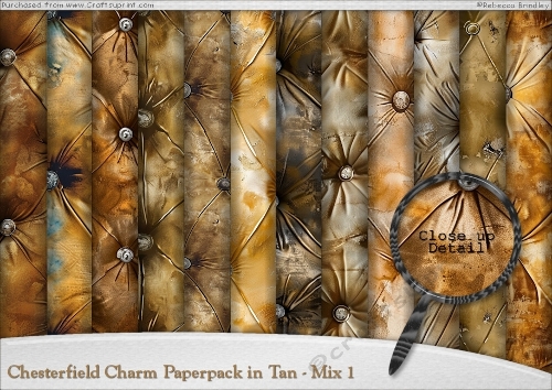 Chesterfield Charm Paperpack in Tan - Mix 1