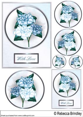 Frosty Florals Toppers