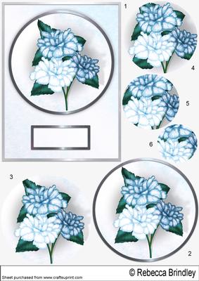 Frosty Florals Pyramid