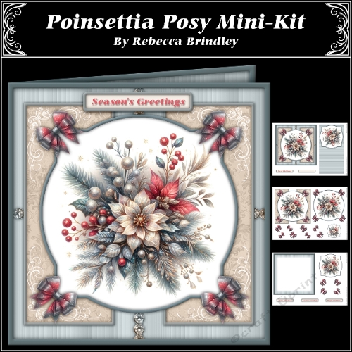 Poinsettia Posy Mini-Kit