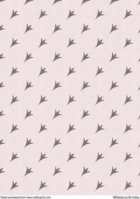 Lady Belle De Rose Backing Paper One