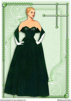 Flirty Frocks in Green A4
