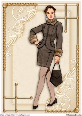 Flirty Frocks in Honey A4