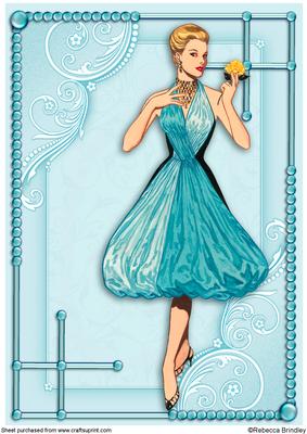Flirty Frocks in Turquoise A4