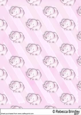Baby Nellie in Pink Backing Paper 2