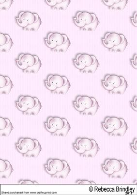 Baby Nellie in Pink Backing Paper 1