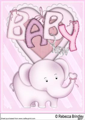 Baby Nellie in Pink A4