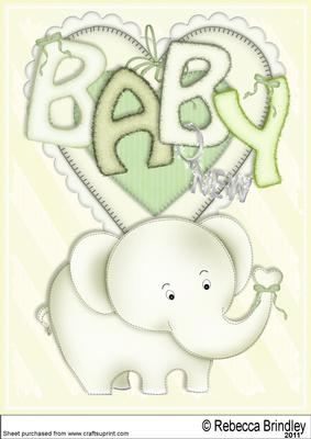 Baby Nellie in Green A4