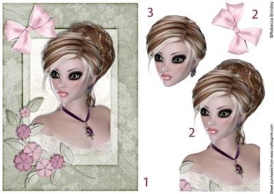 Belle of the Ball Decoupage