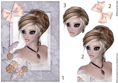 Belle of the Ball 2 Decoupage