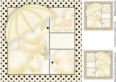 Fifi Fantastic 8x8 Card Front in Lemon