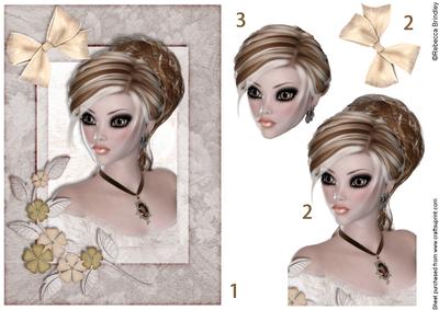 Belle of the Ball 3 Decoupage
