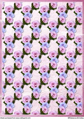 Enchanted Blooms Backing Paper One