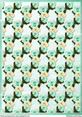 Enchanted Blooms 3 Backing Paper One
