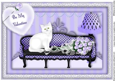 Princess Kitty A4 in Purple