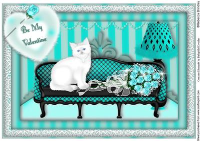 Princess Kitty A4 in Turquoise