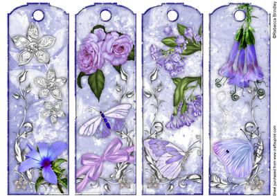 Heaven Scent Bookmarks in Twilight Blueberry
