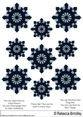 Pretty Miscellaneous Star Tiles 6