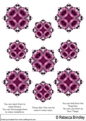 Pretty Miscellaneous Star Tiles 7