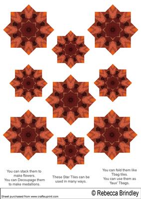 Pretty Miscellaneous Star Tiles 11